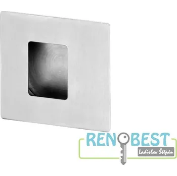 Dveřní kování AC-T Mušle CTV na posuv.dveře nerez 70x70mm Povrchová úprava: nerez