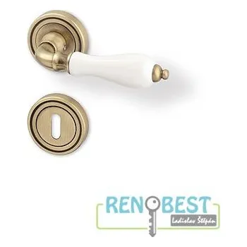 Dveřní kování AC-T Dveřní kování BAROK R bronz KK Provedení: pro vložku - PZ, Povrchová úprava: bronz