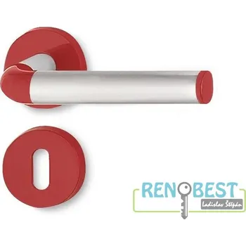 Dveřní kování HOLAR Klika DEMI METAL DM BB různé barvy Provedení: pro klíč - BB, Barva: šedá