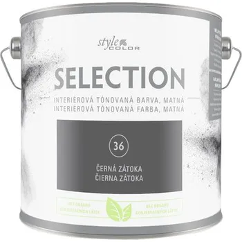 barva na zeď Barva na zeď StyleColor Selection Černá zátoka šedá 2,5 l