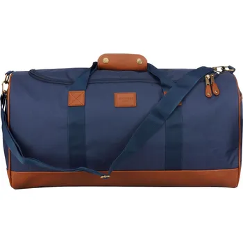 Cestovní taška Kangol PU Trim Holdall Navy/Brown