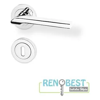 Dveřní kování AC-T Dveřní kování NIKA R chrom KK Provedení: pro vložku - PZ, Povrchová úprava: chrom