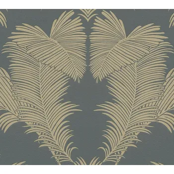 Tapeta A.S. Création | Vliesová tapeta na zeď Trendwall 2 37959-3 | 0,53 x 10,05 m | metalická, šedá + Metalická, šedá vliesová tapeta na stěnu 379593 v rozměru 0,53 x 10,05 m