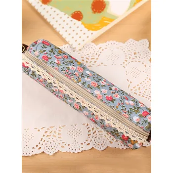 Penál Pouzdro na tužky s kytičkami