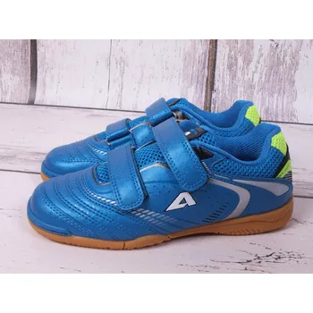 Chlapecké tenisky Tenisky sálovky American club jasně modré s limetkovou velikost: 33