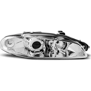 Přední světlomet TUNING-TEC Přední světla Mitsubishi Eclipse 97-99 Angel Eyes - chrom