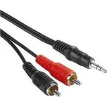 PremiumCord Kabel Jack 3,5mm-2xCINCH M/M 15m