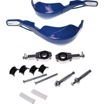 Motocyklový chránič Blastry Leoshi modré - kryty páček velké s hliníkovou výztuhou