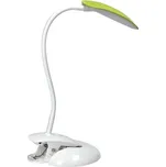 Solight LED stmívatelná lampička 2v1, podstavec i klip, 5W 4000K, 3 barevné kryty