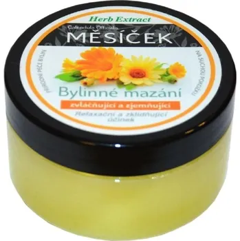 Bylinná léčivá mast Vivaco Herb Extract bylinné mazání s měsíčkem lékařským 100 ml