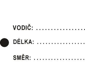 STRO.M propagace Tabulka DT040E 7x3cm Kabelové štítky vodič:směr:délka