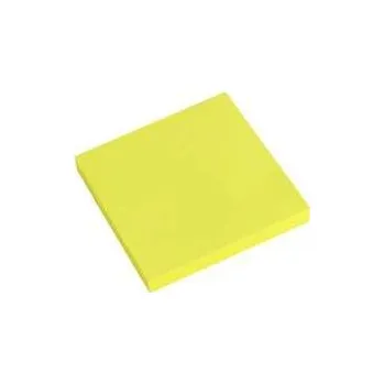 Samolepící bloček Samolepící bloček 76x76 NEON žlutý,rychlé dodání