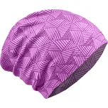 Dívčí fleecová čepice, spadená - Unuo SHARP, fialková Barva: Fialková, Velikost: S ( 45-48cm )