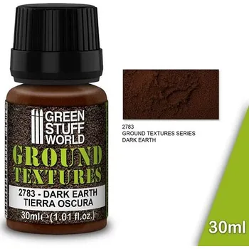 Modelářská barva Green Stuff World: Ground Textures - Dark Earth 30ml