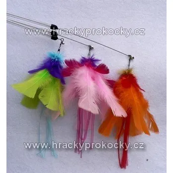 Hračka pro kočku Létající květy Barva: Zelená