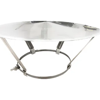 Komín BOKRA Nerezová komínová stříška univerzální, ø 160-250mm