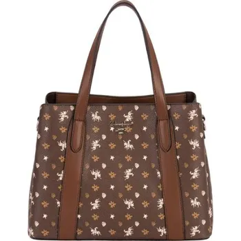 Kabelka David Jones elegantní kabelka hnědá CH21003 d.brown