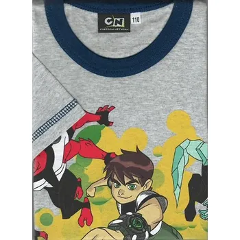 Chlapecké pyžamo Taro, chlapecké pyžamo 602-Ben, krátký rukáv, šedý melír, vel. 98