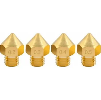 Příslušenství k 3D tiskárně Tryska mosazná MK8 Průměr: 1,75 / 0,5 mm