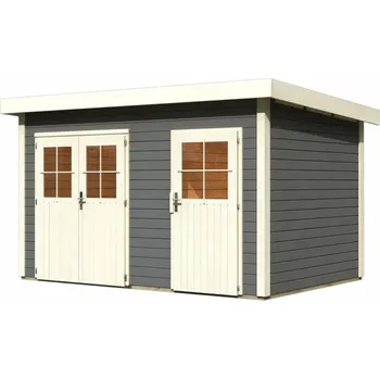 Zahradní domek dřevěný domek KARIBU TINTRUP (83140) tm. šedý