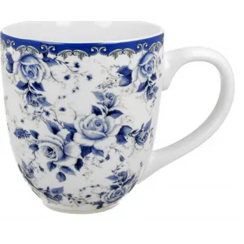 DUO Gifts DG - Porcelánový hrnek jumbo XXL VINTAGE ROSE v dárkové krabičce - 1 litr