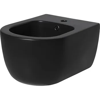 Bidet Noken Acro Compact Bidet závěsný jednootvorový 49x36 cm, černý matný, 100280861