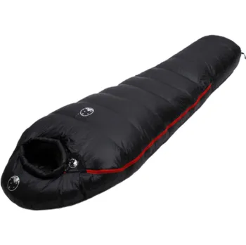 Spacák MXM BS-1600 Nejlevnější péřový spacák 1600g peří / až do -20° - Černý