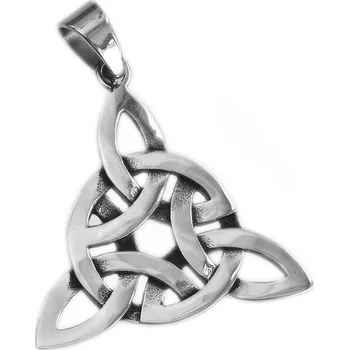 Přívěsek River Šperky. Přívěsek. 992200420 Keltský symbol přívěsek z chirurgické oceli Triquerta.