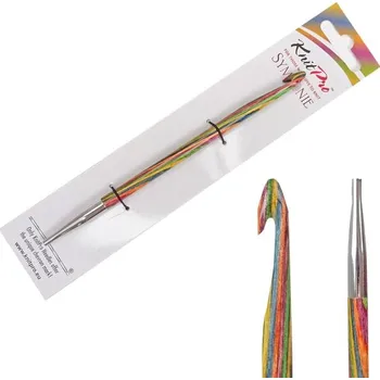 Jehlice Tuniský háček KnitPro Symfonie 6,5 (Tuniský vyměnitelný drěvěný háček Symfonie 6,5 mm)