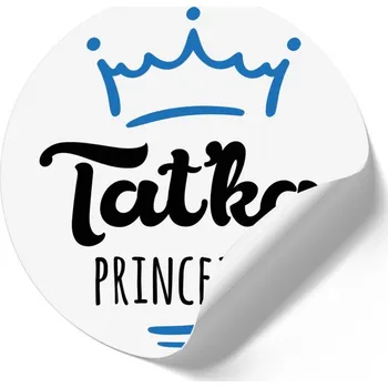 Samolepící dekorace Samolepka - kruh Taťka princezny