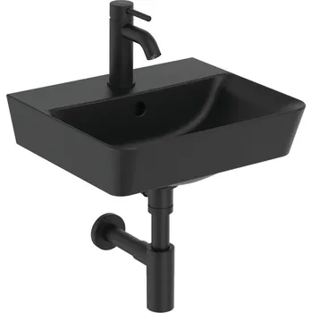 IdealStandard Ideal Standard Connect Air Umývátko CUBE 40x35 cm, hedvábná černá, E0307V3