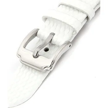 Řemínek na hodinky Kožený řemínek Mavex HYP-02-WHITE, bílý