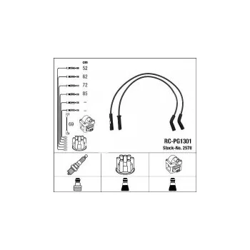 Zapalovací kabel Sada kabelů pro zapalování NGK RC-PG1301 - PEUGEOT