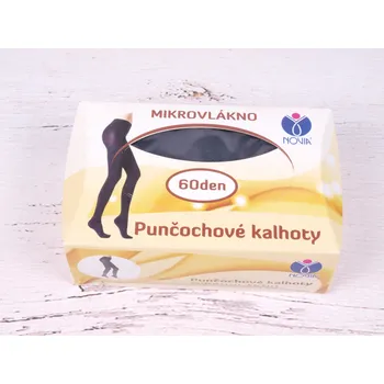 Dámské punčochy Punčochové kalhoty NOVIA D30 tmavošedé silnější 60 den Velikost silonek: 164/108