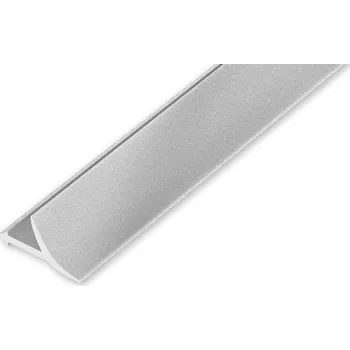 Stavební profil VP6 univerzální lišta T-COVE, hliník elox stříbro, 16 mm, 2,5 m