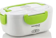 InnovaGoods elektronická krabička na jídlo Lunchbox bílý/zelený