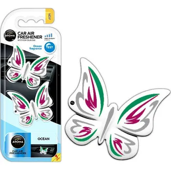 Vůně do auta Osvěžovače vzduchu AROMA FANCY SHAPES BUTTERFLY Ocean