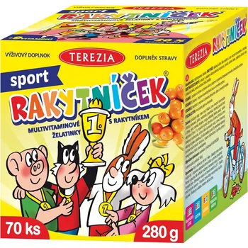 Terezia Company Sport Rakytníček želatinky 70 ks