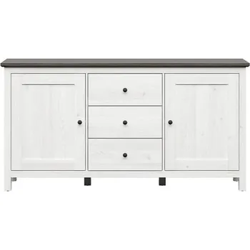 Komoda HESEN komoda KOM2D3S/10/19, modřín sibiu světlý/borovice larico