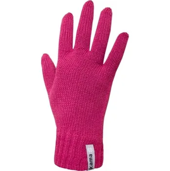 Rukavice KAMA R101 pletené merino rukavice, růžová Velikost: S