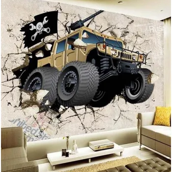 Fototapeta Solution Media 3D tapeta - Hummer MU752 2 - Voděodolná hedvábná tkanina - Textilní tapeta lesklá - 200g/m2