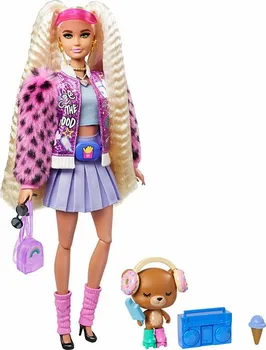 Panenka Barbie Extra blondýnka v plizované mini