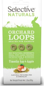 Krmivo pro hlodavce Supreme Petfoods Selective Naturals Orchard Loops 60 g