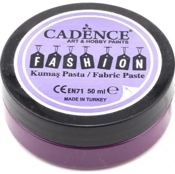 Speciální výtvarná barva 3D textilní pasta 50 ml - lilková -