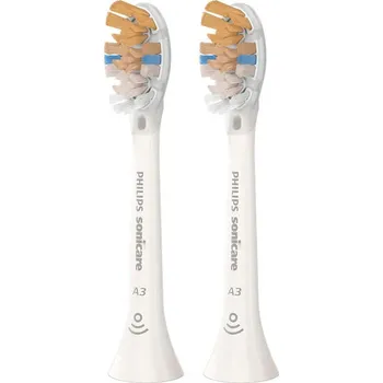 Náhradní hlavice k elektrickému kartáčku Philips Sonicare A3 Prestige White HX9092/10, náhradní hlavice, 2 ks
