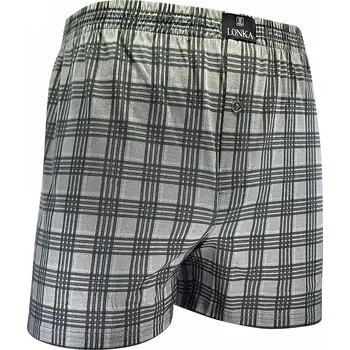 Trenýrky KARLOS DIGI pánské vzorované bavlněné trenýrky Lonka - vzor 009 L