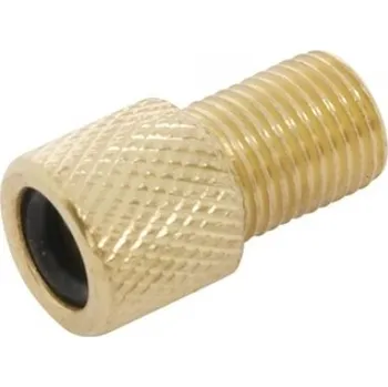 Duše na kolo redukce ventilku velo+galuskový na autoventilek, mosazná 305597