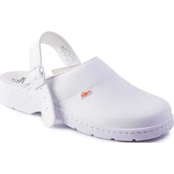 Pracovní obuv Dian Piel zdravotnicka obuv damska i pánská kožená bílá 44