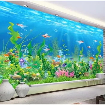 Fototapeta Solution Media 3D tapeta - Akvárium MU925 3 - 3D Relief - Vliesová tapeta - 320g/m2