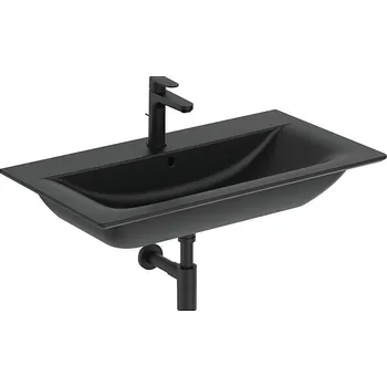 IdealStandard Ideal Standard Connect Air Nábytkové umyvadlo 84x46 cm, hedvábná černá, E0279V3
